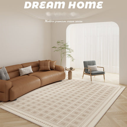 Machine washable rug geometric soft low pile large indoor thin carpet bedroom carpet runner under dining table carpets home office rugs