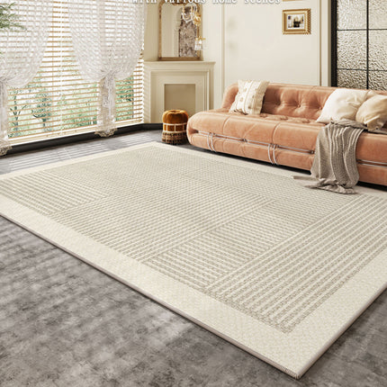 Living room rugs home bedside rug wrap around pile bedroom carpet indoor large floor rugs, washable soft decorative carpets