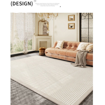 Living room rugs home bedside rug wrap around pile bedroom carpet indoor large floor rugs, washable soft decorative carpets