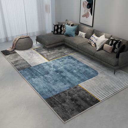 Scandinavian style carpet simple bedside rug coffee table carpets living room study bedroom cozy soft foot cushion large area rugs