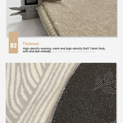 Living room round rug Bedroom bedside rugs and carpet For home decor circular rugs