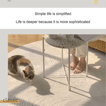 Living room round rug Bedroom bedside rugs and carpet For home decor circular rugs