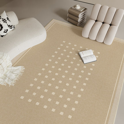 Leichter Teppich im Luxusstil, moderne karierte Innenteppiche und Teppiche für große Wohnzimmer-, Schlafzimmer-, Esszimmer- und Küchenteppiche