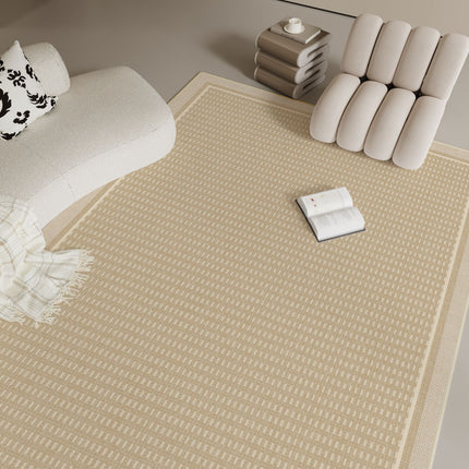 Leichter Teppich im Luxusstil, moderne karierte Innenteppiche und Teppiche für große Wohnzimmer-, Schlafzimmer-, Esszimmer- und Küchenteppiche