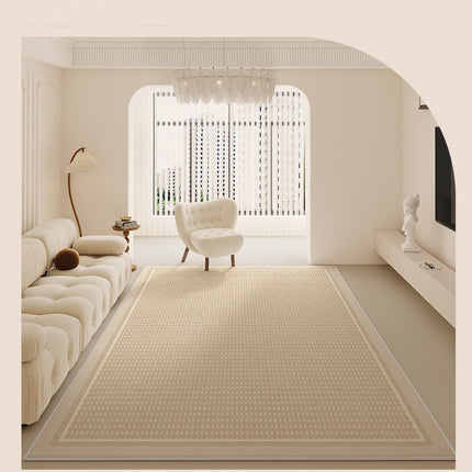 Leichter Teppich im Luxusstil, moderne karierte Innenteppiche und Teppiche für große Wohnzimmer-, Schlafzimmer-, Esszimmer- und Küchenteppiche