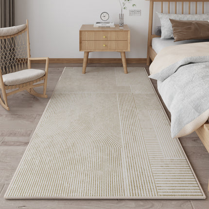 Tapis simple, tapis de chevet, grand pour chambre à coucher, salon, salle à manger et table basse