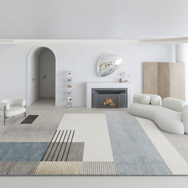 Teppiche und Teppiche im modernen Stil mit geometrischem Muster, Heimdekoration für den Innenbereich, waschbare Teppiche für Wohnzimmer, Schlafzimmer und Büro