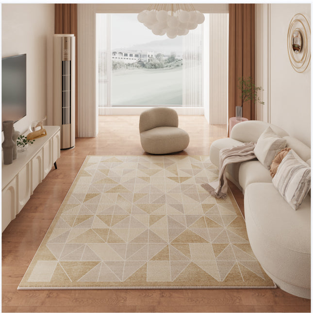 Tapis de chambre à coucher, décoration de maison, géométrique, antidérapant, pour salon, cuisine, salle à manger, entrée
