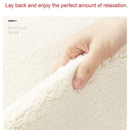 Tapis simple tapis de sol de salon chambre à coucher tapis lavable en machine tapis antidérapant doux tapis d'intérieur en faux cachemire tapis