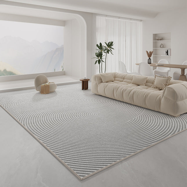 Wohnzimmerteppiche, Schlafzimmer, großer Teppich, Luxus-Schlingenflor-Kurzflor-Teppich für den Innenbereich und einfacher geometrischer Teppichläufer