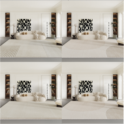 Teppiche, moderne Heimdekoration, weiche, flauschige Teppiche für Wohnzimmer, Schlafzimmer, Kinderzimmer, einfarbiges Muster, rutschfester Bodenteppich, Innenteppich