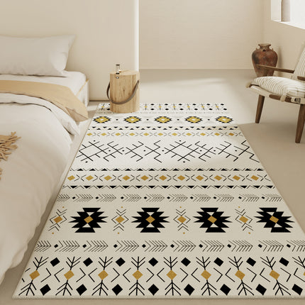 Area Rug Living Room Rugs Large Bedroom Carpet Washable Moroccan rugs and carpet for Kitchen Dining Room Home Office Under Table Floor