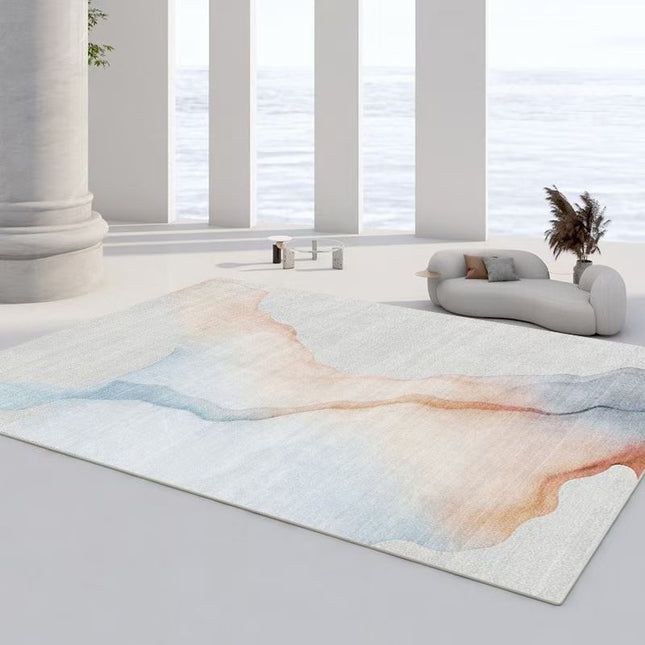 Teppich, modern, weiche, einfache Linien, abstrakte Teppiche für Wohnzimmer, Schlafzimmer, Küche, Esszimmer, mittelflorige Heimdekor-Teppiche und Teppich-Bodenmatte
