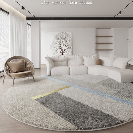 Fluffy Round Rug for Living Room Luxurious Circle Carpet for Bedroom Plush Soft Round Rugs Home Decoration Carpets