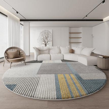 Fluffy Round Rug for Living Room Luxurious Circle Carpet for Bedroom Plush Soft Round Rugs Home Decoration Carpets