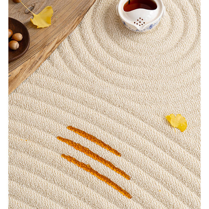 Cream Color Carpet Modern Minimalist Area Rug－Soft Carpets for Living Room Bedroom Lounge Guest Room And Dining Rugs And Carpet
