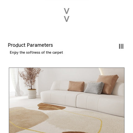 Modern Living Room Decorative Rug Bedroom Non-Slip Large Rugs Children's Home Mats Area Rugs Minimalist Rug Carpet