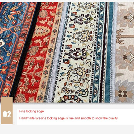 Persian Vintage Area Rugs Vintage Rug Bohemian Indoor Carpets Slip Resistant Rugs And Carpet for Entryway Bedroom Dining Room Living Room
