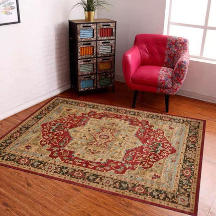Persian Vintage Area Rugs Vintage Rug Bohemian Indoor Carpets Slip Resistant Rugs And Carpet for Entryway Bedroom Dining Room Living Room