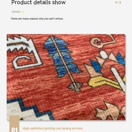 Persian Vintage Area Rugs Vintage Rug Bohemian Indoor Carpets Slip Resistant Rugs And Carpet for Entryway Bedroom Dining Room Living Room