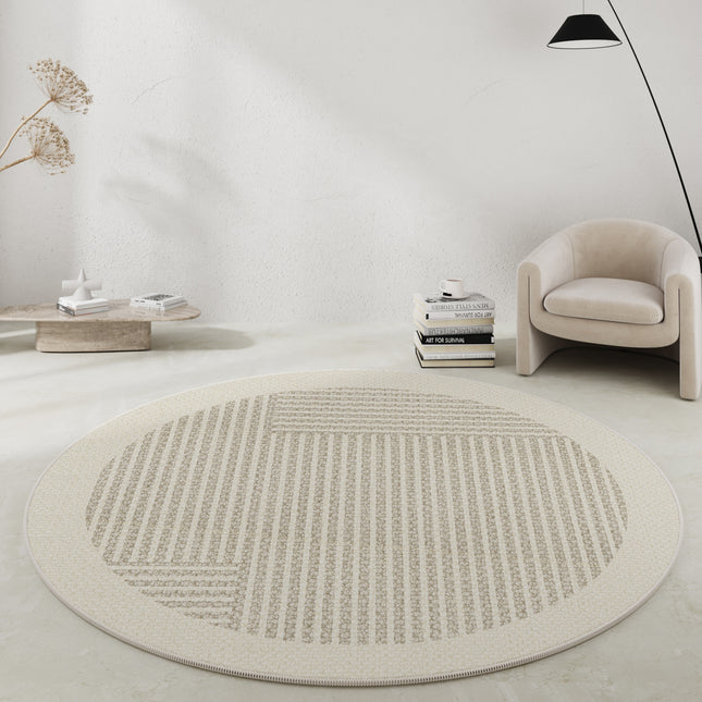Runde Teppiche, minimalistische geometrische Teppiche, runde Teppiche, schicke Fußmatten, Outdoor-Teppich für Drehstühle, Büro, schalldichte Teppiche, Fußmatten