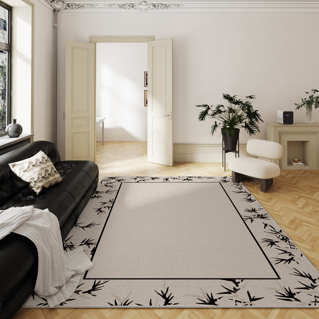 Vintage-bedruckter Teppich, Wohnzimmerteppich, Esszimmer, Flur, Schlafzimmer, traditioneller Teppich-Stil und weiche, einfache Teppiche, großer Teppich, französische cremefarbene Teppiche