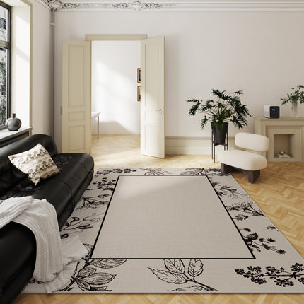 Vintage Printed Carpet living room rugs Dining Hallway Bedroom Traditional Rug Style and Soft Easy Area Rugs Large Rug French Cream Carpets