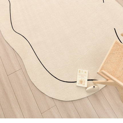 Lrregular Shaped Carpet Modern Area Rugs for Living Room Dining Room Playroom Bedroom Soft Fluffy Rug Large Floor Rugs Carpets
