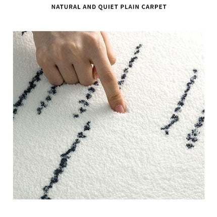 Area Rug Modern Abstract Rugs for Living Room Bedroom Hallway Floor Mat Indoor Rug Home Anti-Skid Washable Carpet Imitation Cashmere Rug
