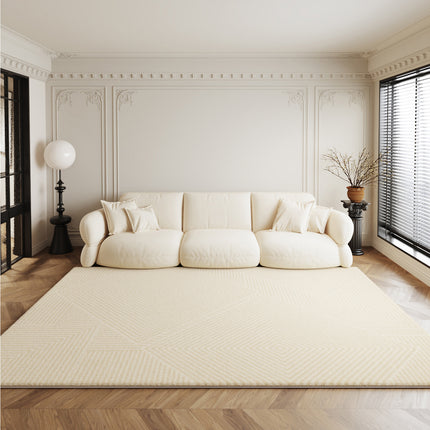 Tapis pour chambres à coucher, tapis moelleux épais pour salon, ultra doux, antidérapant, à poils longs, pour chambre d'enfant, grand format