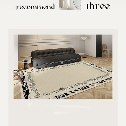 Tapis pour chambres à coucher, tapis moelleux épais pour salon, ultra doux, antidérapant, à poils longs, pour chambre d'enfant, grand format