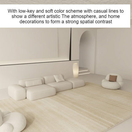 Tapis de chambre à coucher, tapis d'extérieur simple de couleur unie, tapis géométrique antidérapant pour salon, cuisine, salle à manger, salle de bain