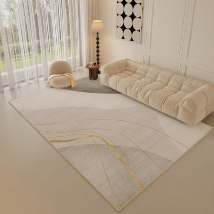 Geometric Pattern Area Rug,Modern Rugs And Carpet Indoor Stripe Non Slip Carpets Solid Colors Rug Living Room Bedroom Kitchen