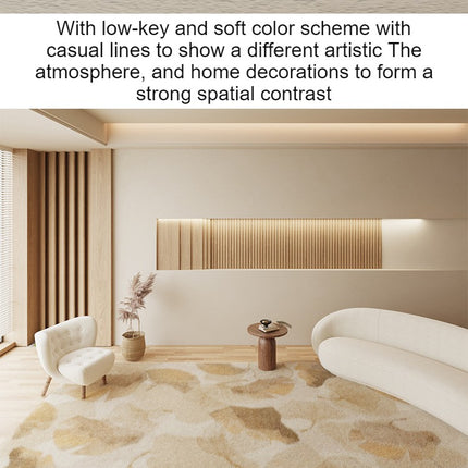 Grands tapis pour chambre à coucher, antidérapants, modernes, pour salon, salle à manger, cuisine, décoration de salle, tapis et moquette de style crème Wabi-sabi