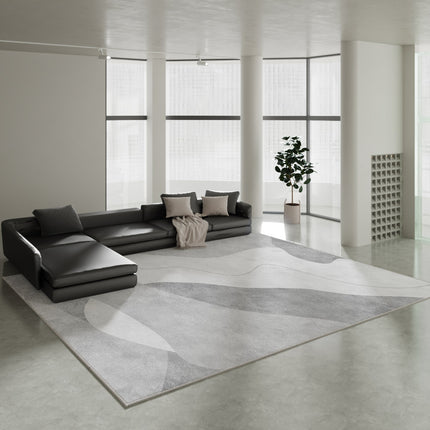 Tapis de grande surface pour chambre à coucher, extérieur, géométrique simple, antidérapant, abstrait, pour salon et cuisine