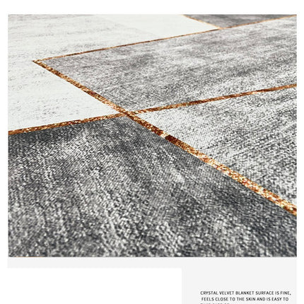 Tapis de grande surface pour chambre à coucher, extérieur, géométrique simple, antidérapant, abstrait, pour salon et cuisine
