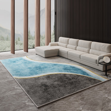 Living Room Carpet Area Rugs Modern Home Decor Art Rugs Mat Soft Non-Slip Carpets Morocco Abstract Indoor Rugs Large