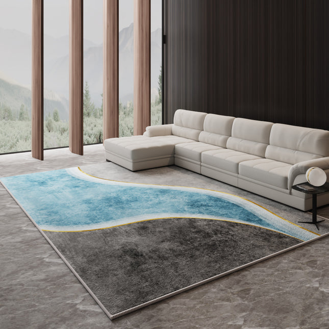 Wohnzimmer-Teppich, Teppich, moderne Heimdekoration, Kunstteppich, Matte, weiche, rutschfeste Teppiche, Marokko, abstrakte Innenteppiche, groß