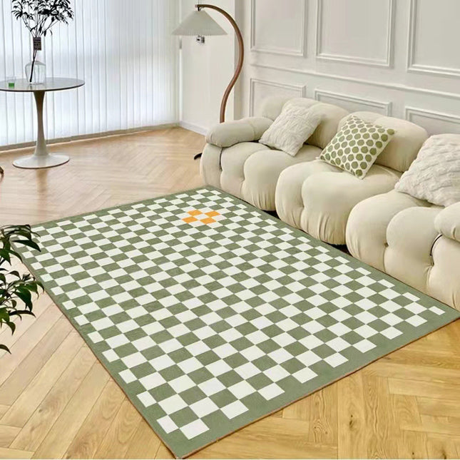 Marokkanische Teppiche für den Innenbereich, geometrische Gitterlinie, moderner Teppich im Wabi-Sabi-Stil, leicht zu reinigen, für Schlafzimmer, Küche, Wohnzimmer