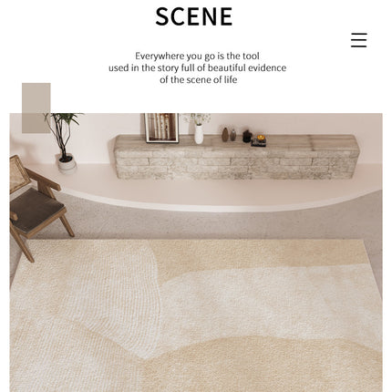 Moroccan Indoor Rugs Geometric Lattice Line Modern Area Rug Wabi-sabi Style Sub Rug Easy-Cleaning Bedroom Kitchen Living Room