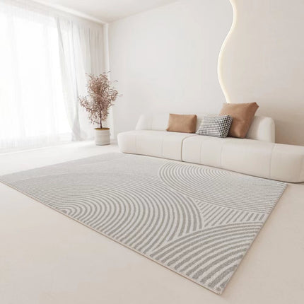 Moroccan Indoor Rugs Geometric Lattice Line Modern Area Rug Wabi-sabi Style Sub Rug Easy-Cleaning Living Room