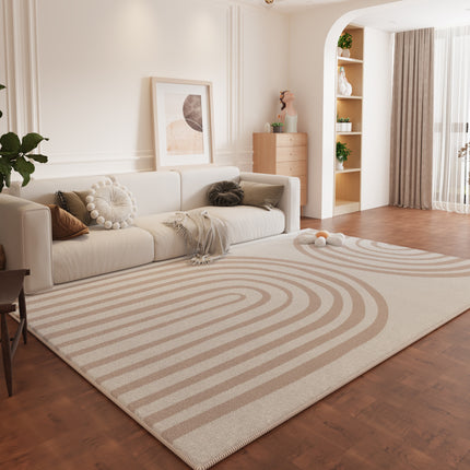 Moroccan Indoor Rugs Geometric Lattice Line Modern Area Rug Wabi-sabi Style Sub Rug Easy-Cleaning Living Room