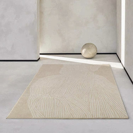 Tapis de salon moderne, lavable, abstrait, minimaliste, antidérapant, esthétique, rétro, pour chambre à coucher