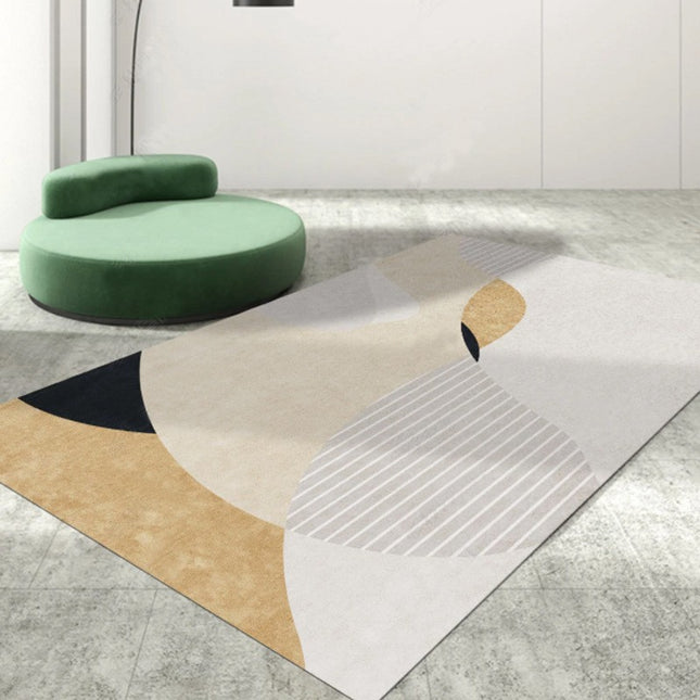 Teppich für Wohnzimmer, Teppich aus Kaschmirimitat, moderner Stil, dekorative Teppiche, waschbar, hochwertige, große Bodenteppiche für das Wohnzimmer