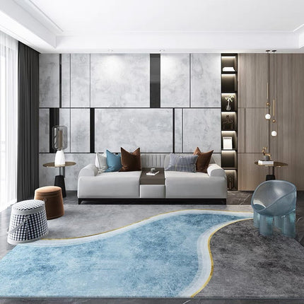 Area Rug Living Room Rugs Imitation Cashmere Carpet Modern Style Decorative Carpets Washable Premium large Floor Rugs for Living Room