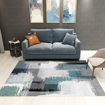 Indoor Large Area Rug Scandinavian Marble Style carpets Perfect for Living Dining Room Bedroom Office Kitchen , Modern Geometric rug carpet