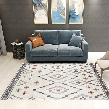 Indoor Large Area Rug Scandinavian Marble Style carpets Perfect for Living Dining Room Bedroom Office Kitchen , Modern Geometric rug carpet