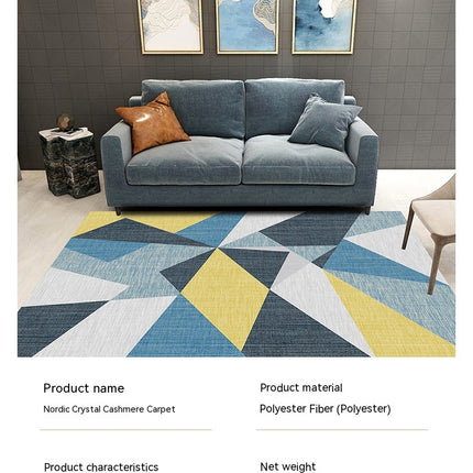 Indoor Large Area Rug Scandinavian Marble Style carpets Perfect for Living Dining Room Bedroom Office Kitchen , Modern Geometric rug carpet