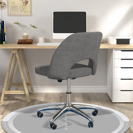 Office Chair Mat for Carpet and Hardwood Floor Gaming Chair Mat Round Rug Rolling Chair Rug Anti Slip for Home Office Gaming Room