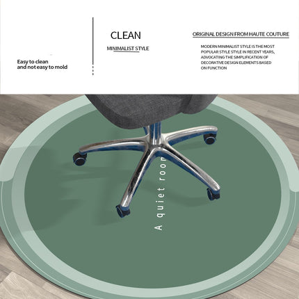 Office Chair Mat for Carpet and Hardwood Floor Gaming Chair Mat Round Rug Rolling Chair Rug Anti Slip for Home Office Gaming Room